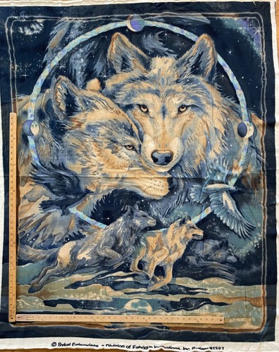 Wolf lovers blue fleece - lovers,